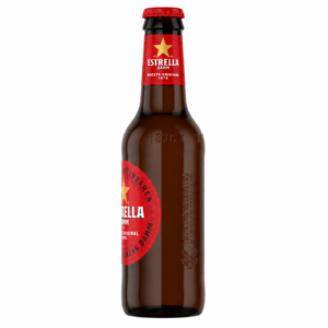 Cerveza Estrella Damm (Rubia) | Caja de 24 Botellas (33 cl) - Cristal