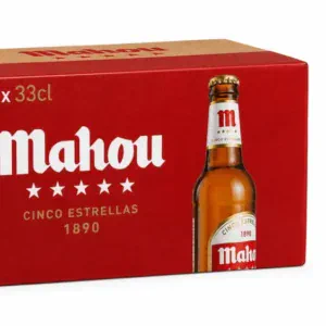 Cerveza Mahou Clásica (Rubia) | Caja de 24 Botellas (33 cl) - Cristal - imagen 2