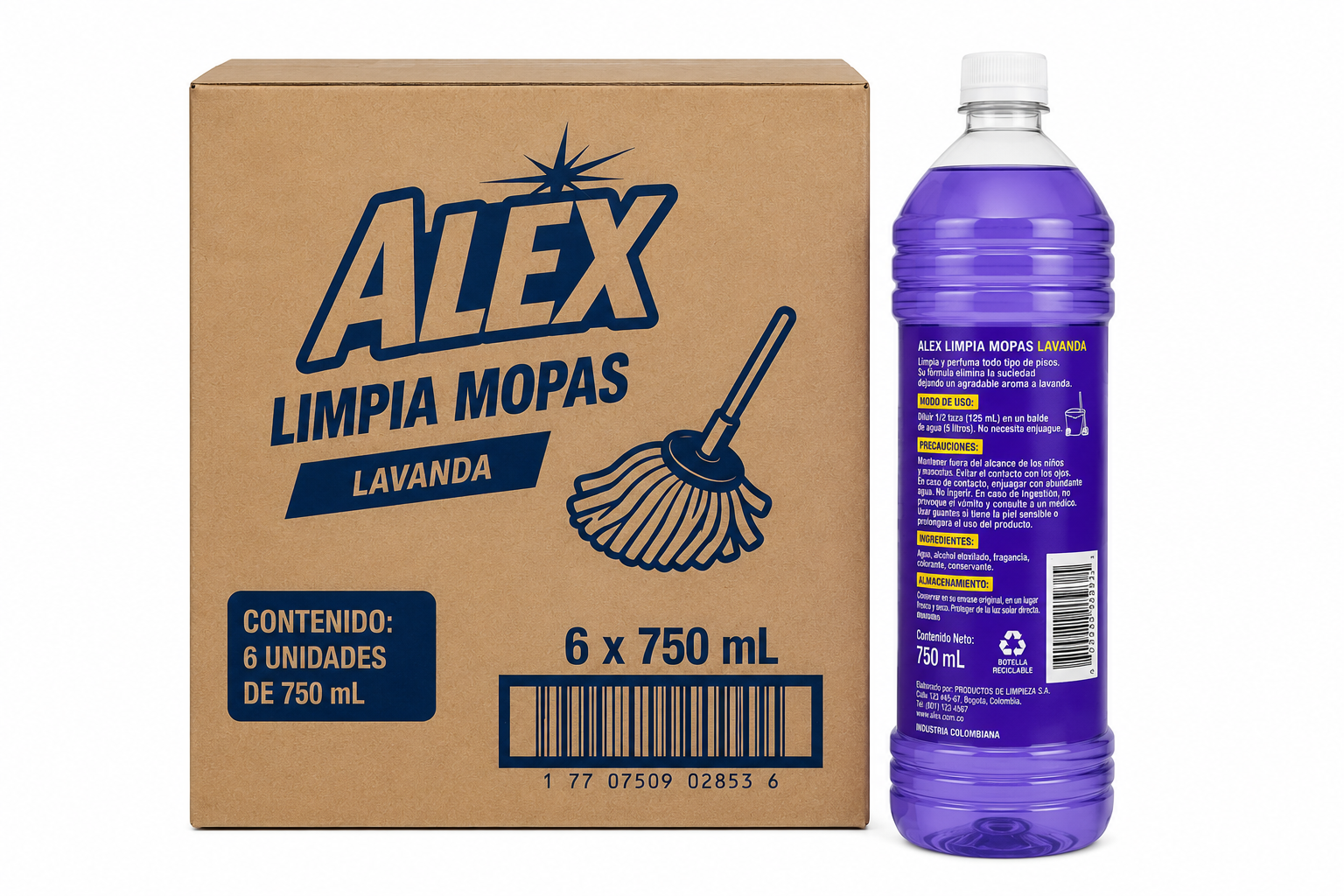 Alex Limpia Mopas 750ml - Imagen 2