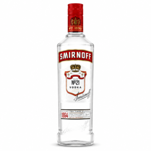 Vodka Smirnoff Red Label Botella Cristal 70 cl