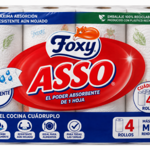 Foxy Papel Cocina Cuadruplo Asso