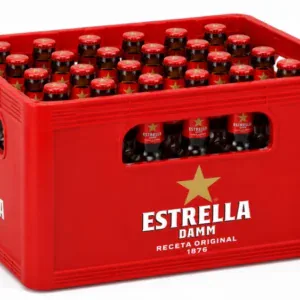 Cerveza Estrella Damm (Rubia) | Caja de 24 Botellas (25 cl) - Cristal - imagen 2