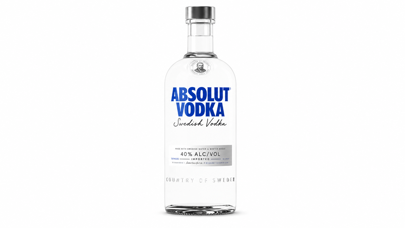 Vodka Absolut Original Botella Cristal 70 cl