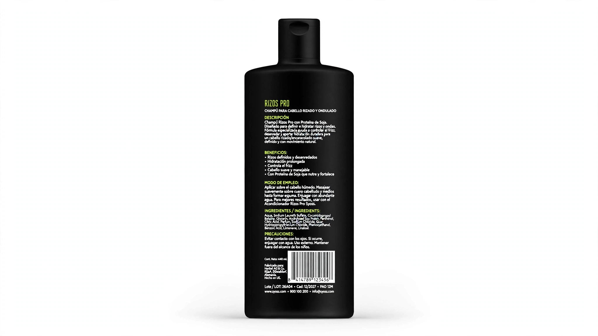 Syoss Chp Rizos Pro 440ml - Imagen 2