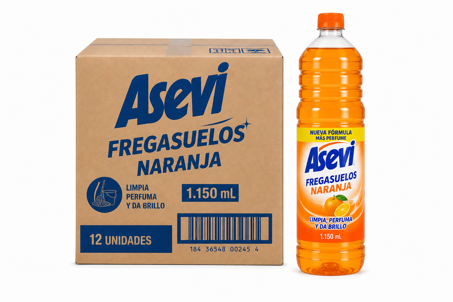Asevi Fregasuelos Naranja 1150ml