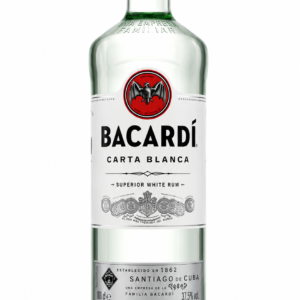 Ron Bacardí Carta Blanca Botella de 1 Litro Cristal