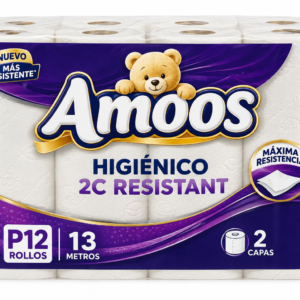 Amoos Higiénico 2C Resistant P12 Rollos 13 M