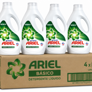 ARIEL Basico DETERG.LIQ | Caja 4 uds.