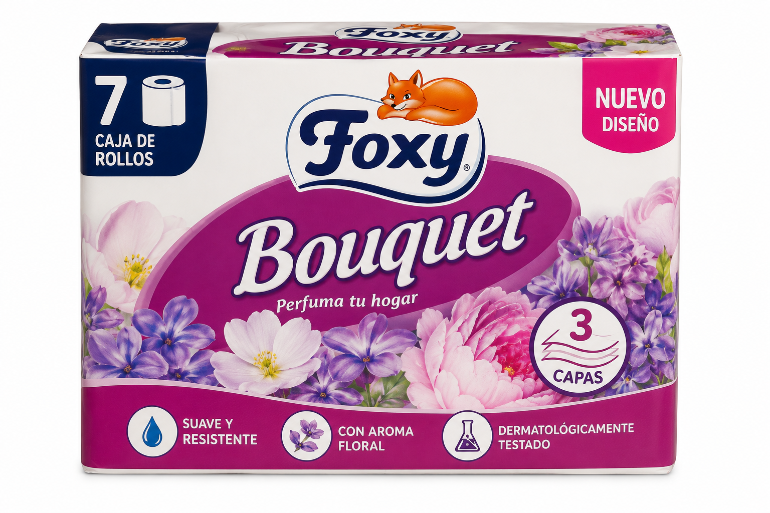 Foxy Papel HIG Bouquet 3 Capas