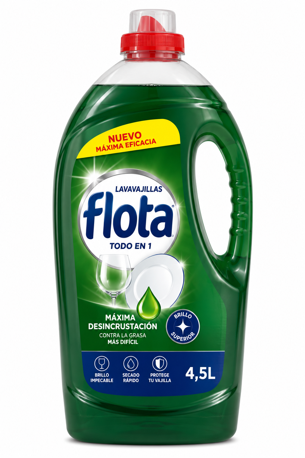 Flota Lavavajillas 4,5L Botella Plástico