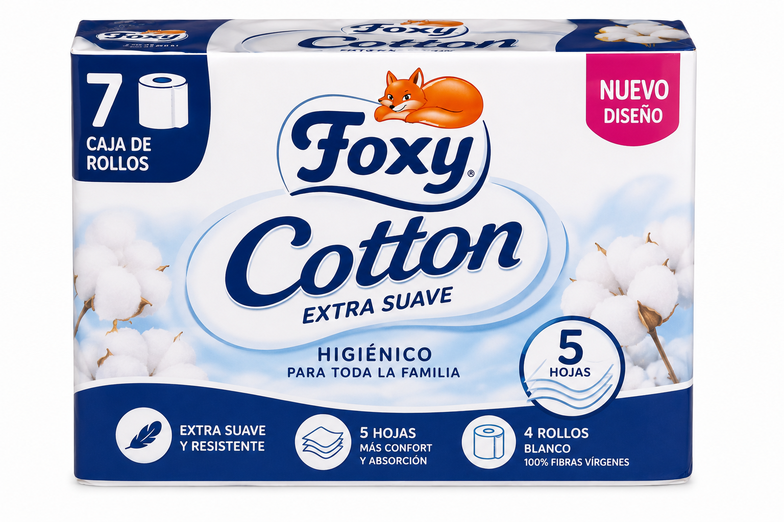 Foxy Papel HIG Cotton 5H 4R BCO