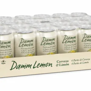 Cerveza Damm Lemon (Radler) | Caja de 24 Latas (33 cl) - imagen 2
