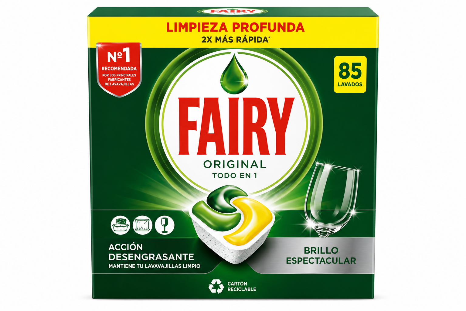 Fairy Det Lavavajillas Caja de 5 Unidades