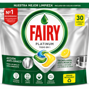 Fairy Lavavajillas Cápsulas Platinum Caja de 5