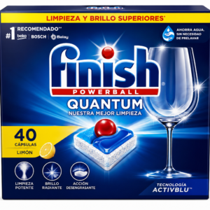 Finish Quantum Lavavajillas Cápsulas Ntum