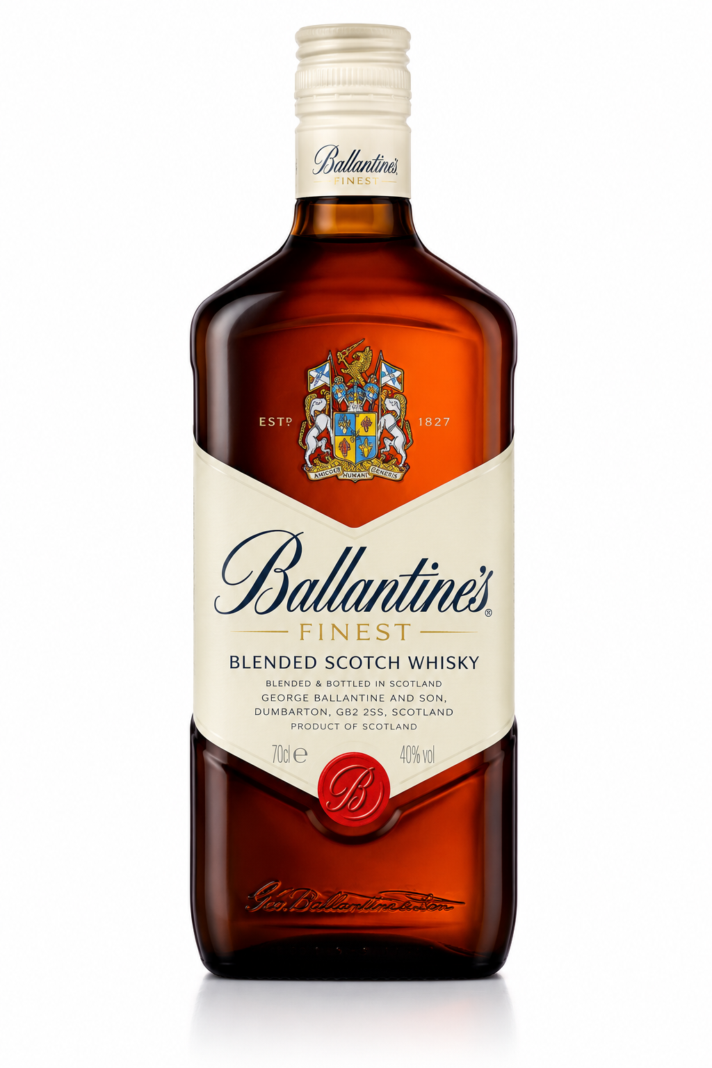 Whisky Ballantine's Finest Botella de 70 cl - Cristal