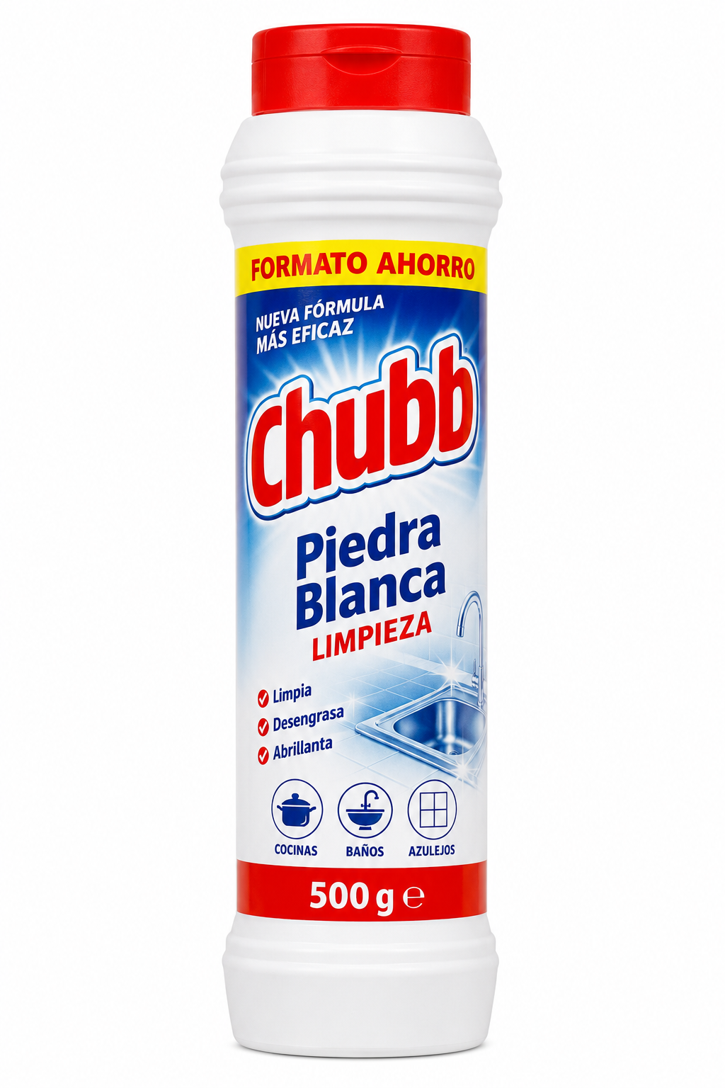 Chubb Piedra Blanca Limpieza Botella 500g