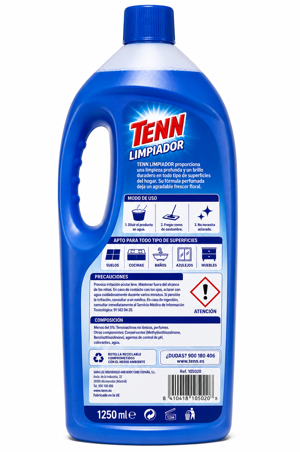 Tenn Limpiador 1250 ml - Imagen 2