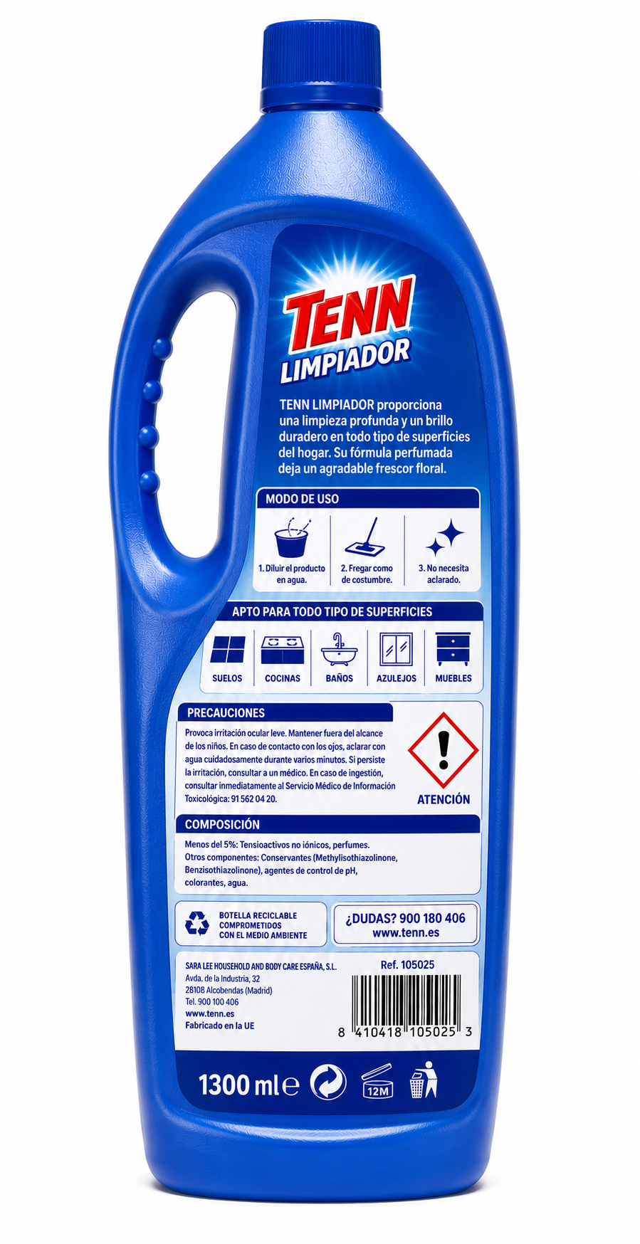 Tenn Limpiador 1300 ml - Imagen 2