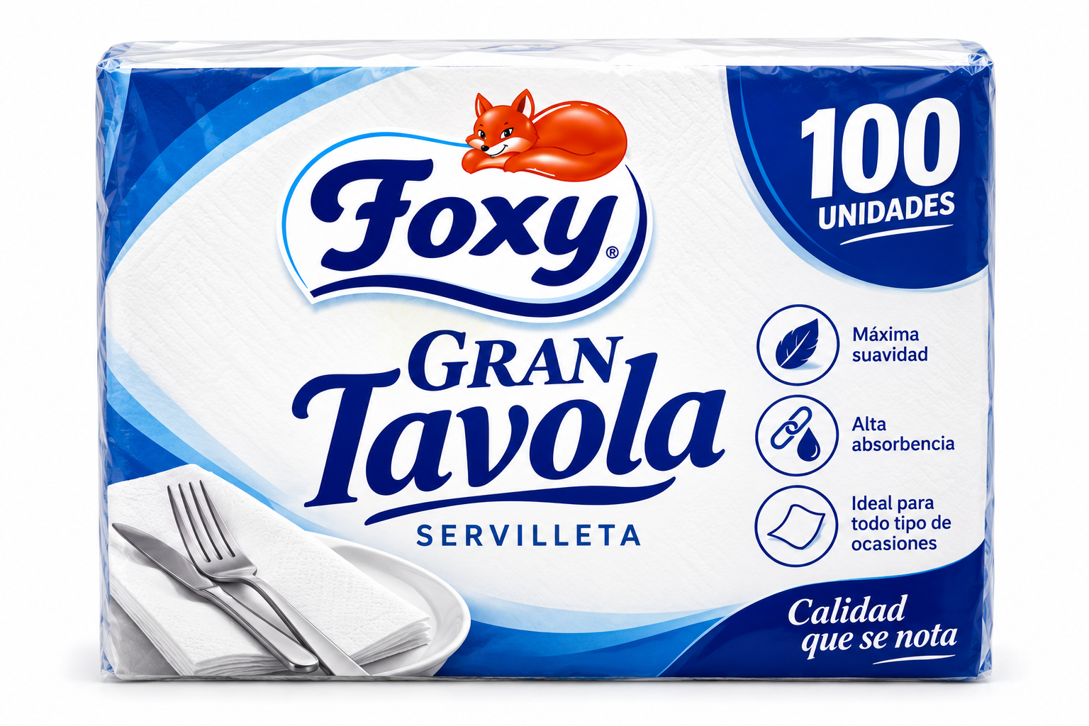 Foxy Servilleta Gran Tavola 100 Unidades