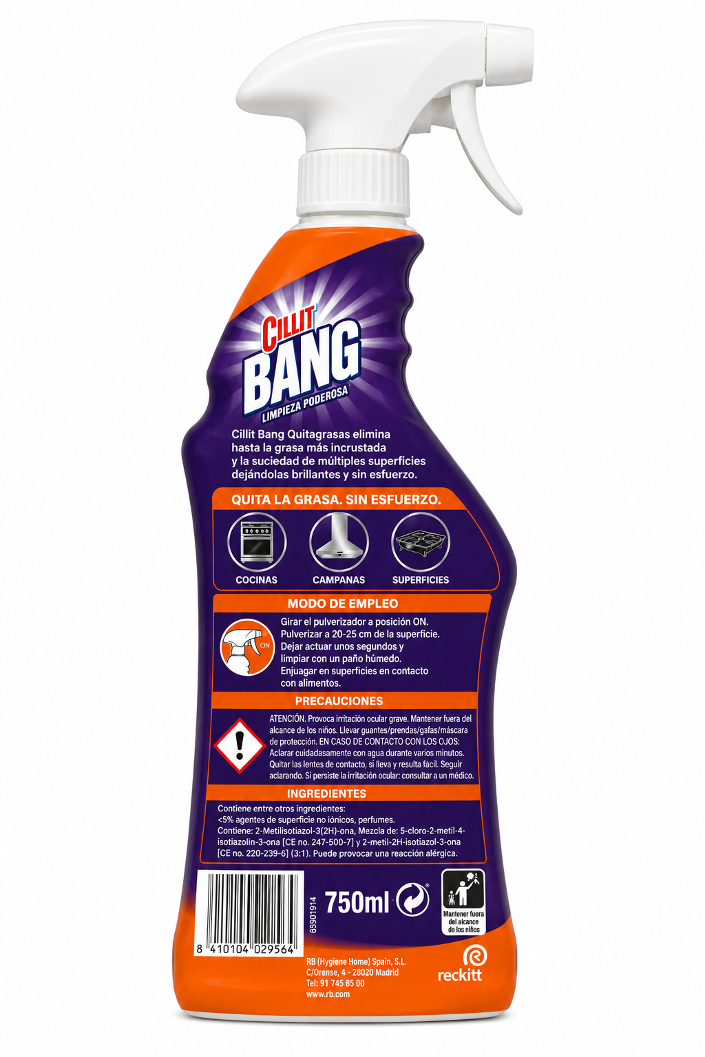 Cillit Bang 750ml Spray - Imagen 2