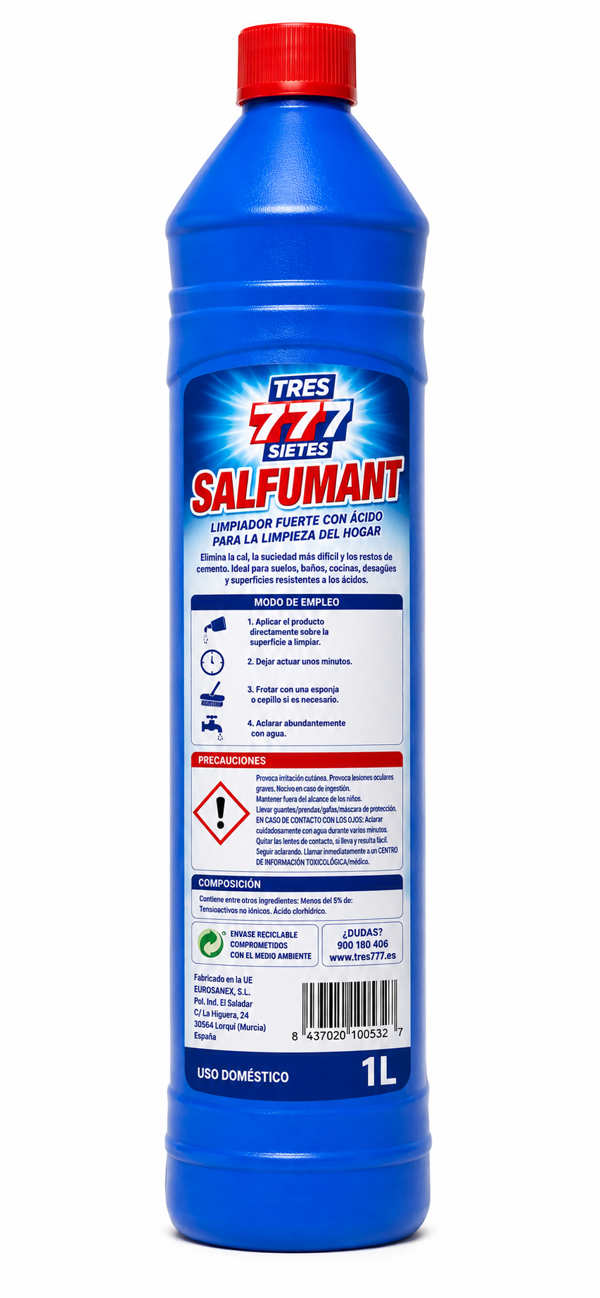 Tres Sietes Salfumant 1 l - Imagen 2