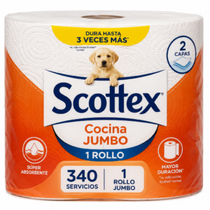 Scottex Cocina Jumbo 1 Rollo 2capas 340serv