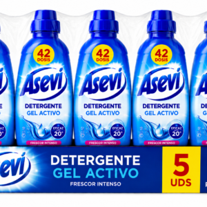 ASEVI DETERG. Gel Activo | 42 DOSIS | Caja 5 uds.