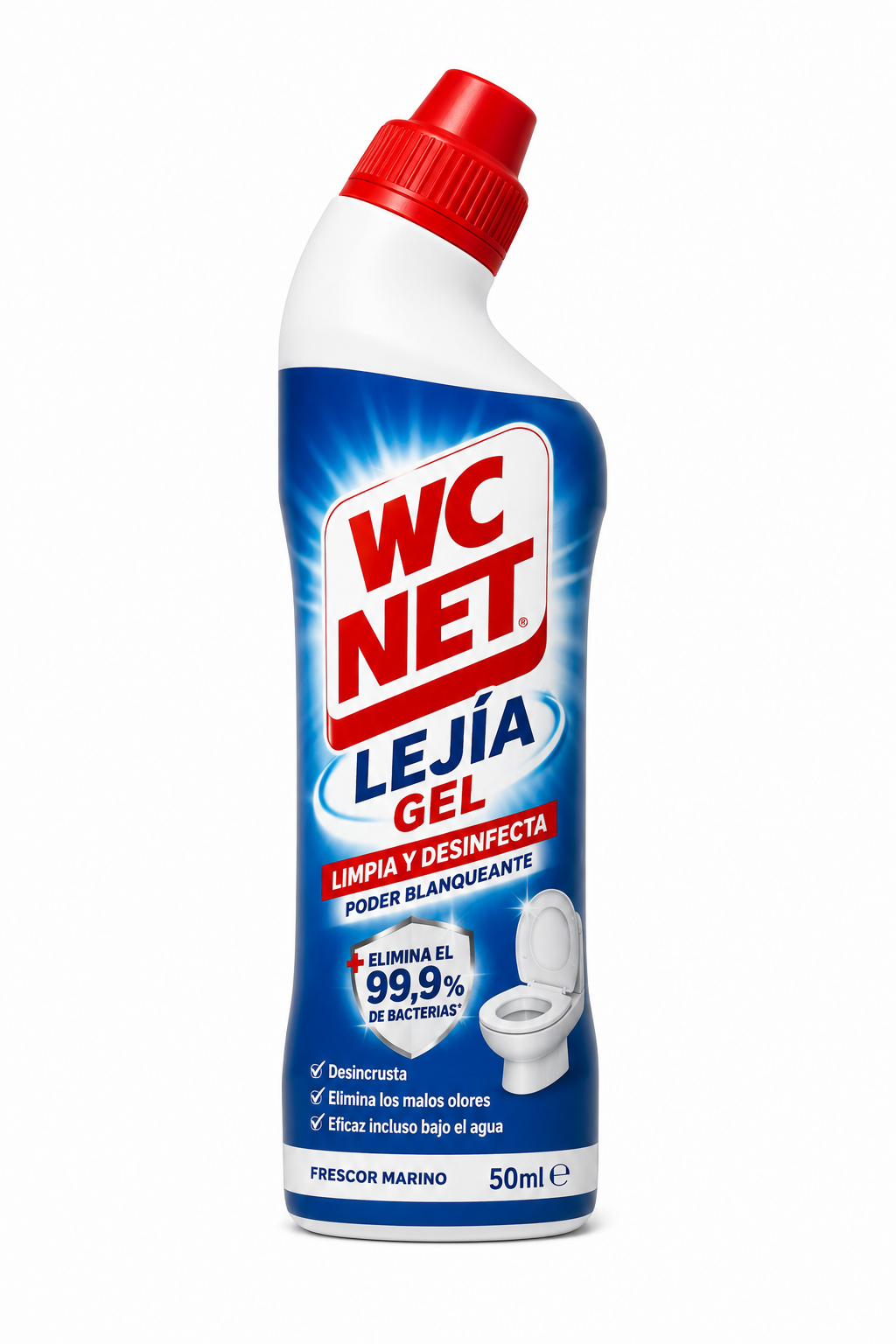 Wc Net Lejia Gel 50 ML Botella Plástico