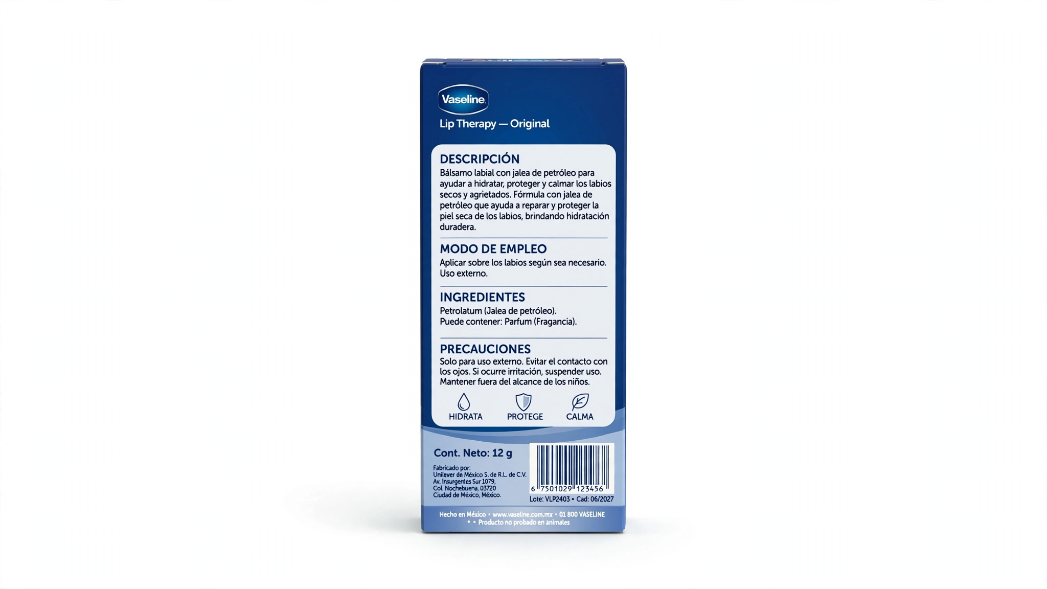 Vaseline Labial 12 GR Caja - Imagen 3