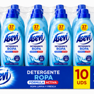 ASEVI DETERG. ROPA | 15 L / 37 DOSIS | Caja 10 uds.