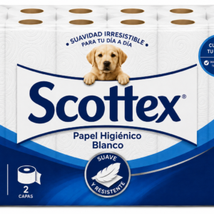 Scottex Papel Higienico Blanco 2capas 32 UDS