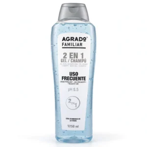 Agrado Gel-champu 2en1 Familiar 1250 Botella Plástico