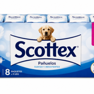 Scottex Pañuelos 8 Paq X 9ud
