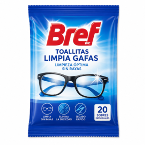Bref Toallitas Limpia Gafas 20 Sobres