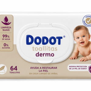 Dodot Toall.dermo 64ud Toallitas