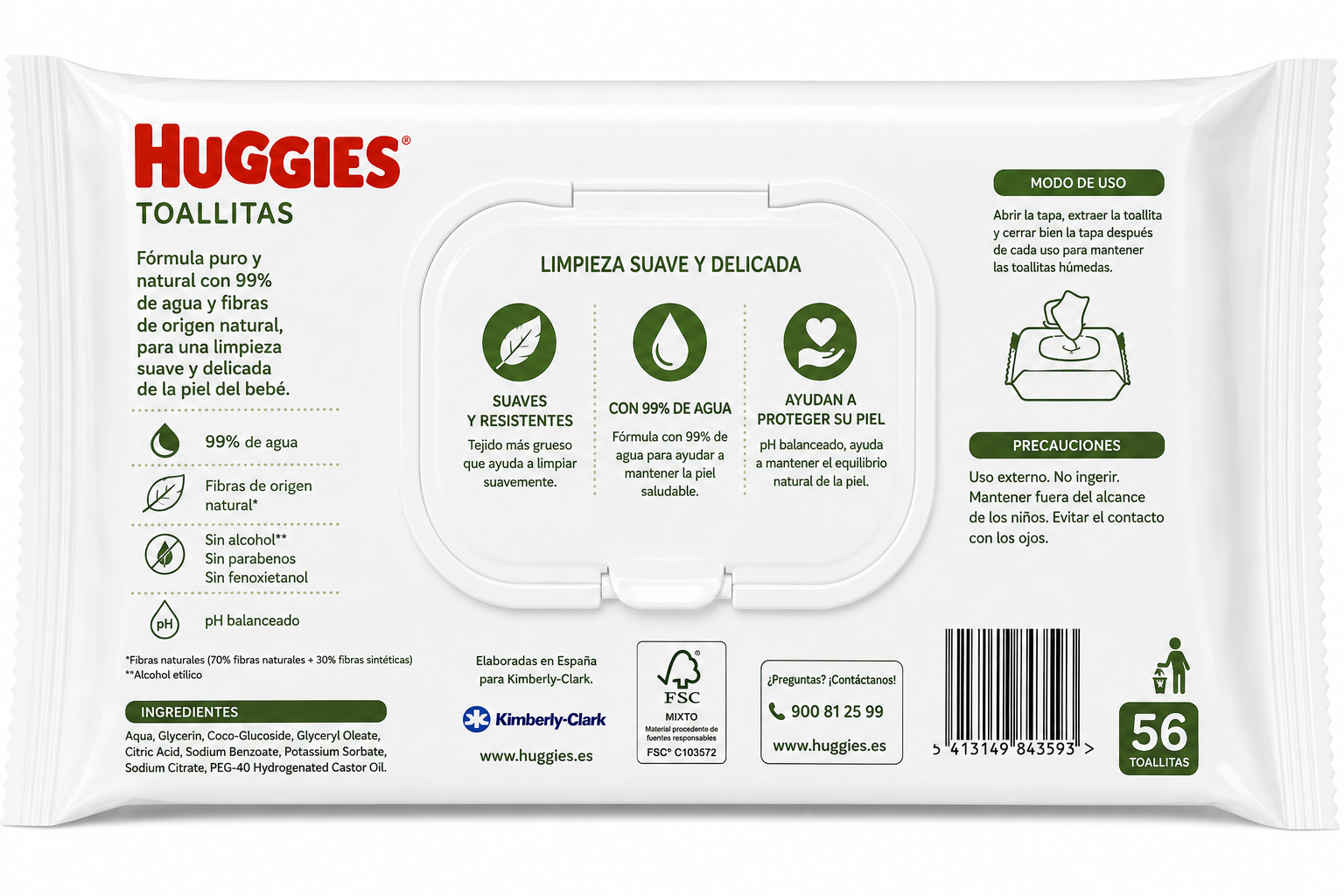 Huggies Toallitas Toallitas - Imagen 2
