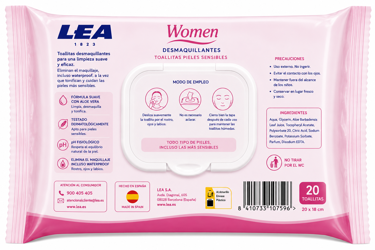 Lea Women Desmaquillantes - Imagen 2