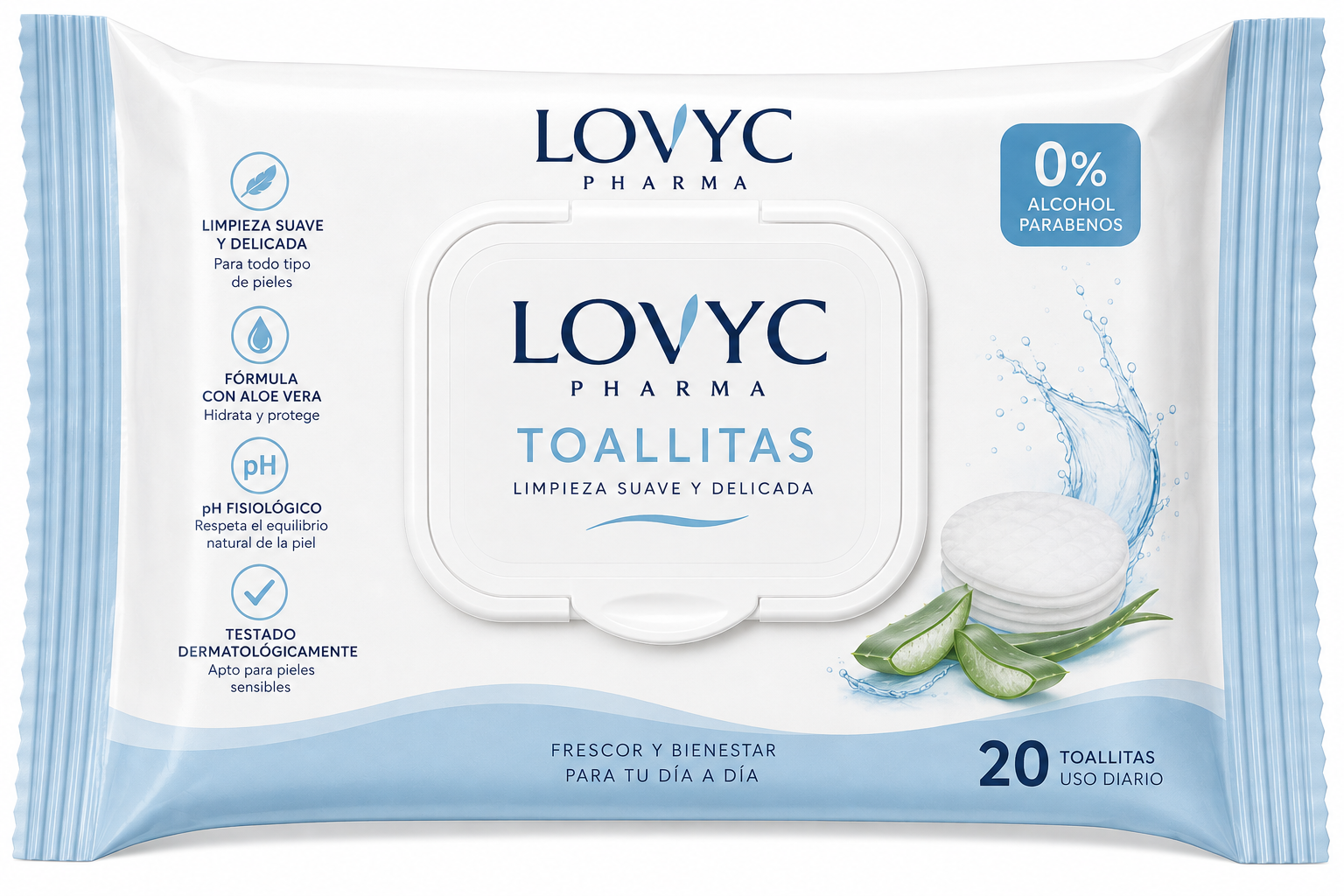Lovyc Toallitas 20u Toallitas