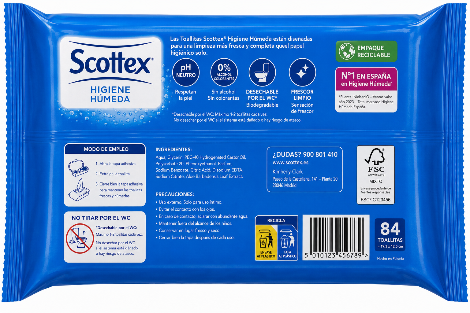 Scottex Toallitas Hig.humedo - Imagen 2