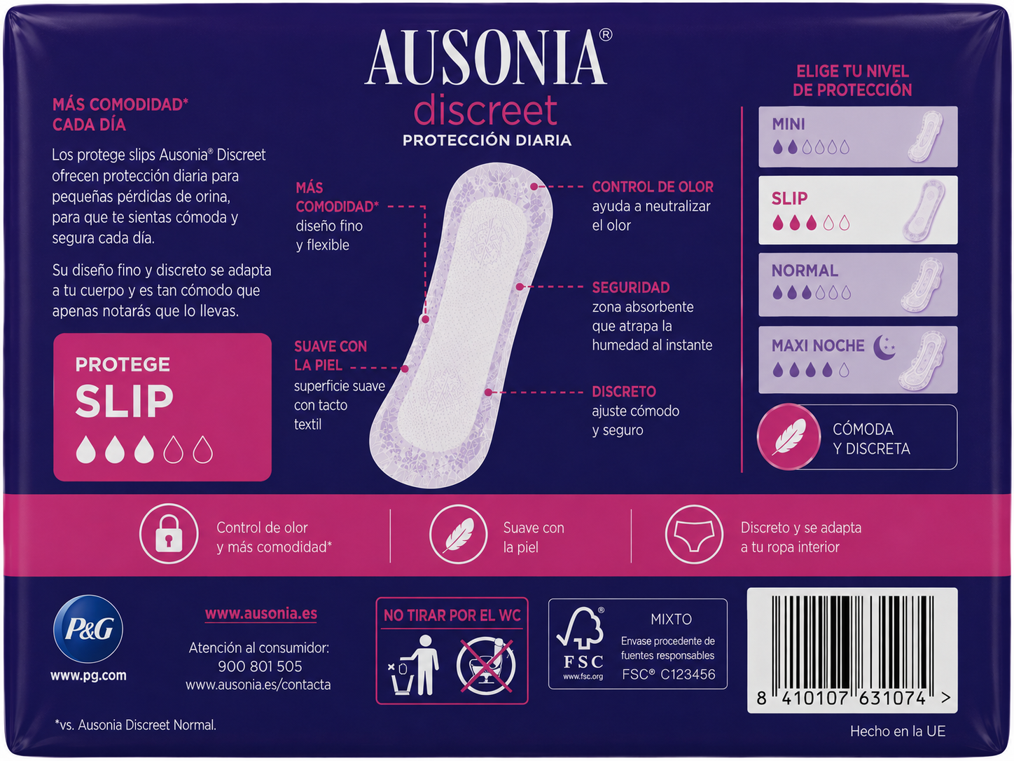 Ausonia Protege Slip 40ud - Imagen 2