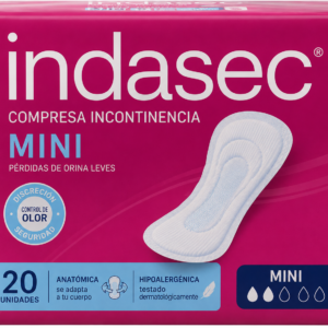Indasec Compresa Incontinencia Mini 20ud