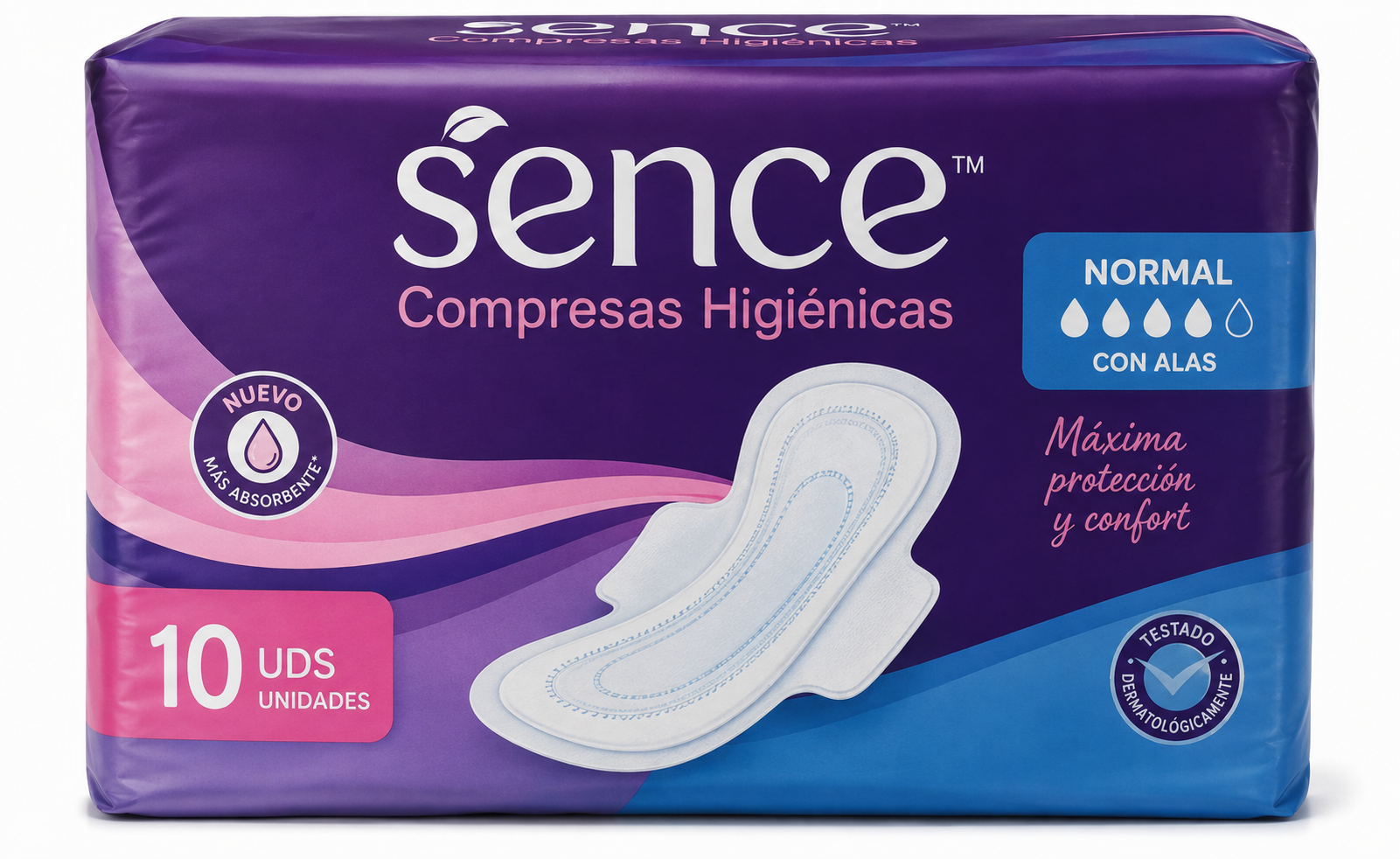 Sence Compresas Higiénicas 10uds