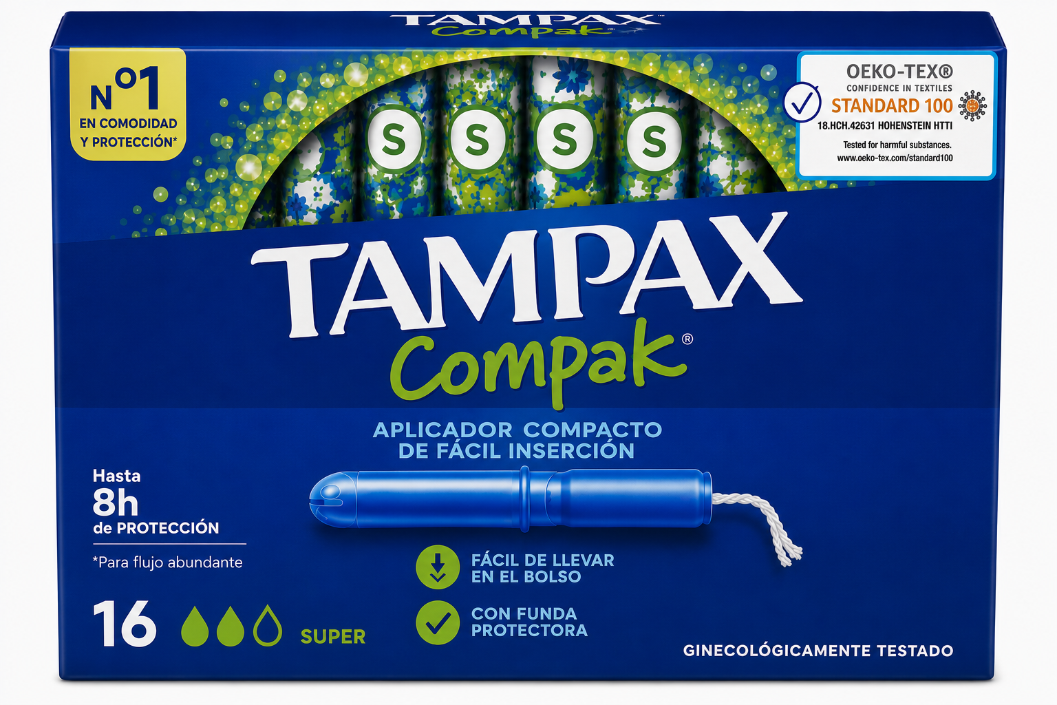 Tampax Compak 16uds