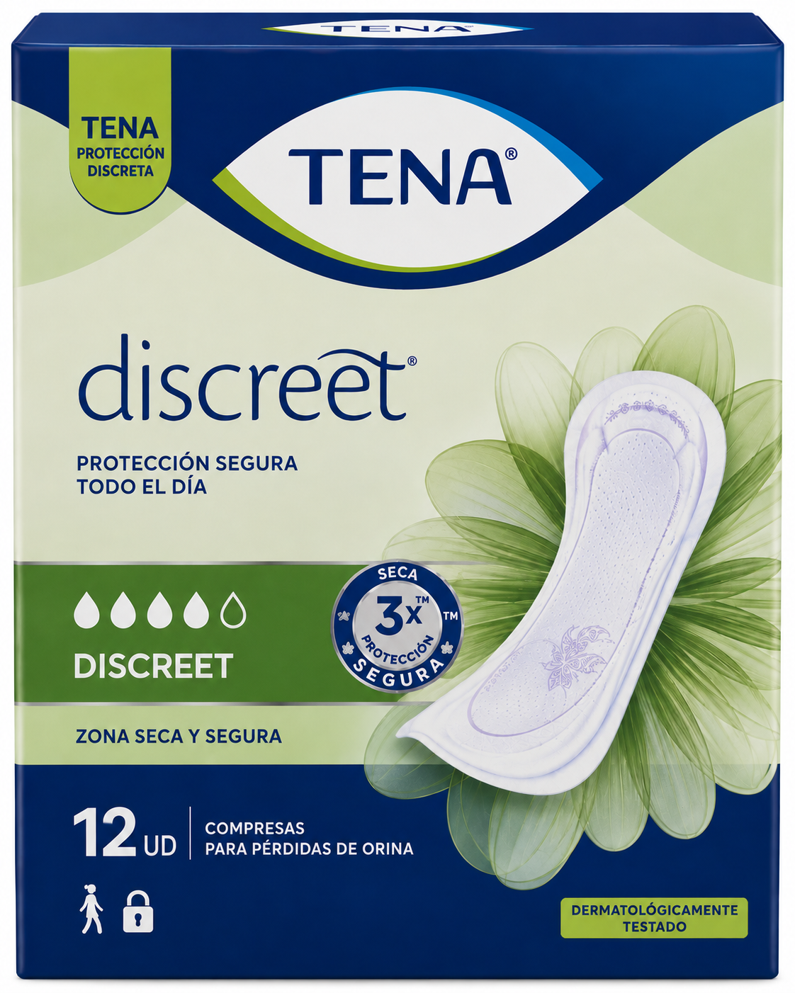 Tena Discreet Pañales 12ud
