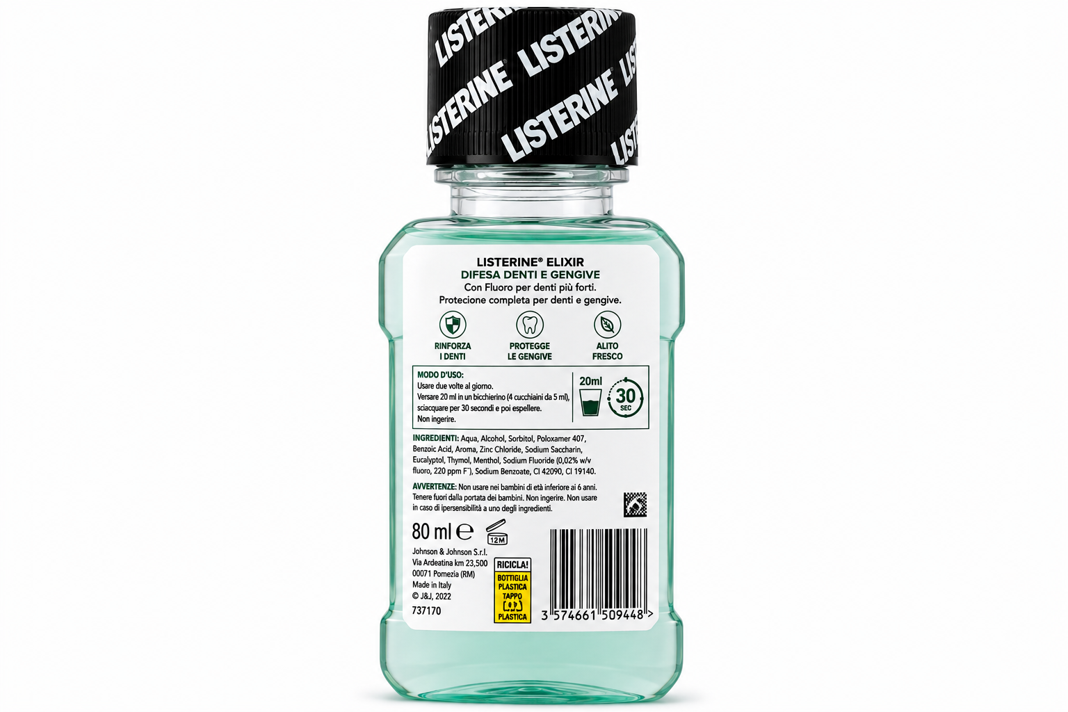 Listerine Elixir 80 ml Unidad - Imagen 2