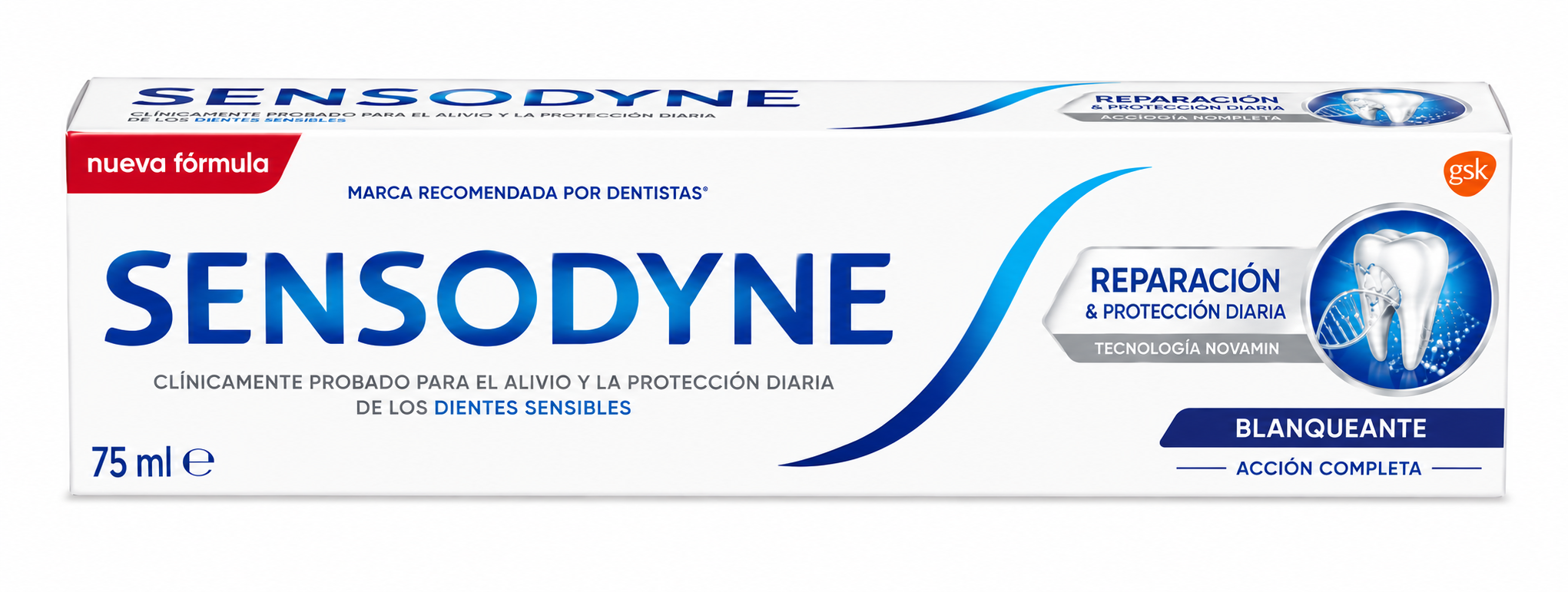 Sensodyne Dentr 75 Fam Rep&pro Blan