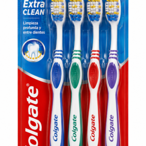 Colgate Cepillo Extra Clean Medio 4 Ud