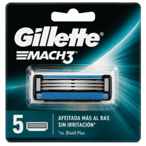 Gillette Mach3 Recambio Caja de 5
