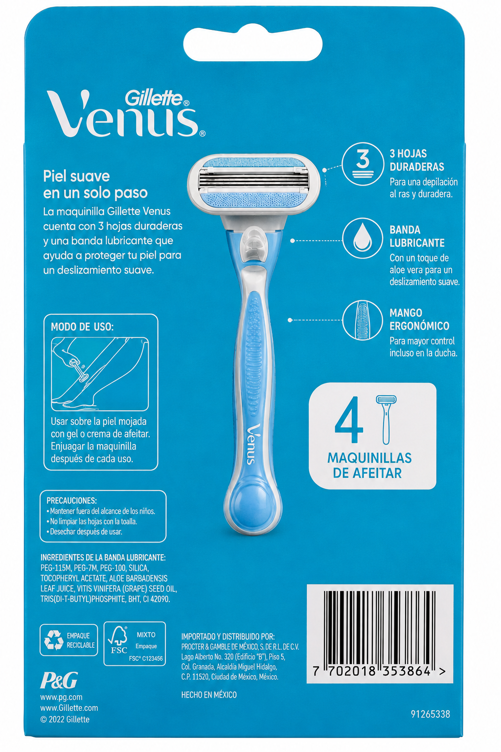 Gillette Venus 4uds - Imagen 2
